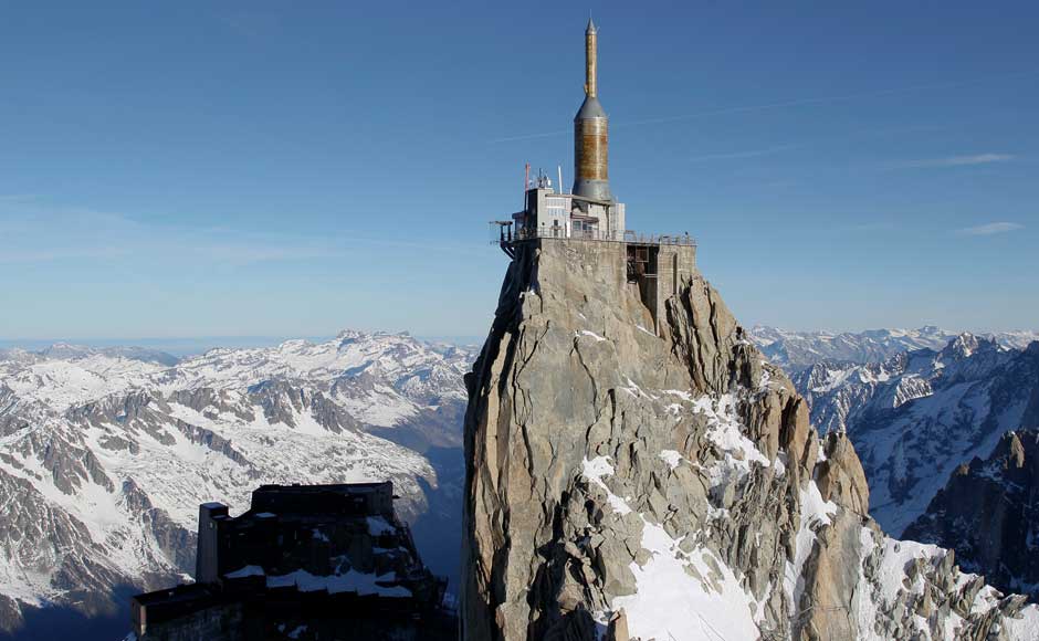 Images: Chamonix Skywalk lets you walk 1000m above the French Alps