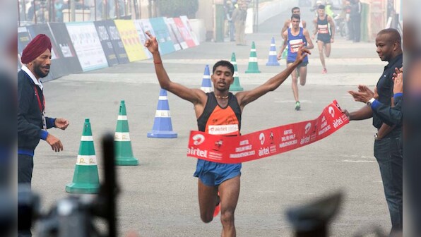 Images: Airtel Delhi Half Marathon sees a few celebrities and a lot of champions