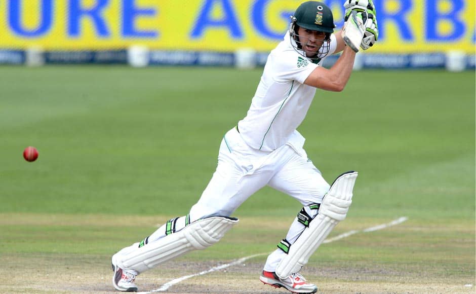 At the start of day five — India needed eight wickets and SA 320 runs to win the match. It was evenly poised if anything but India looked the more confident side. However, the home team's middle-order responded brilliantly and AB de Villiers was in the middle of it all with 103 off 168 balls. Getty Images