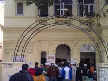 The headquarters of the AAP on Hanuman Road. Sandip Roy/ Firstpost