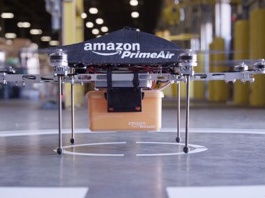 Amazon's Prime Air Drone is seen in this promotional picture. 