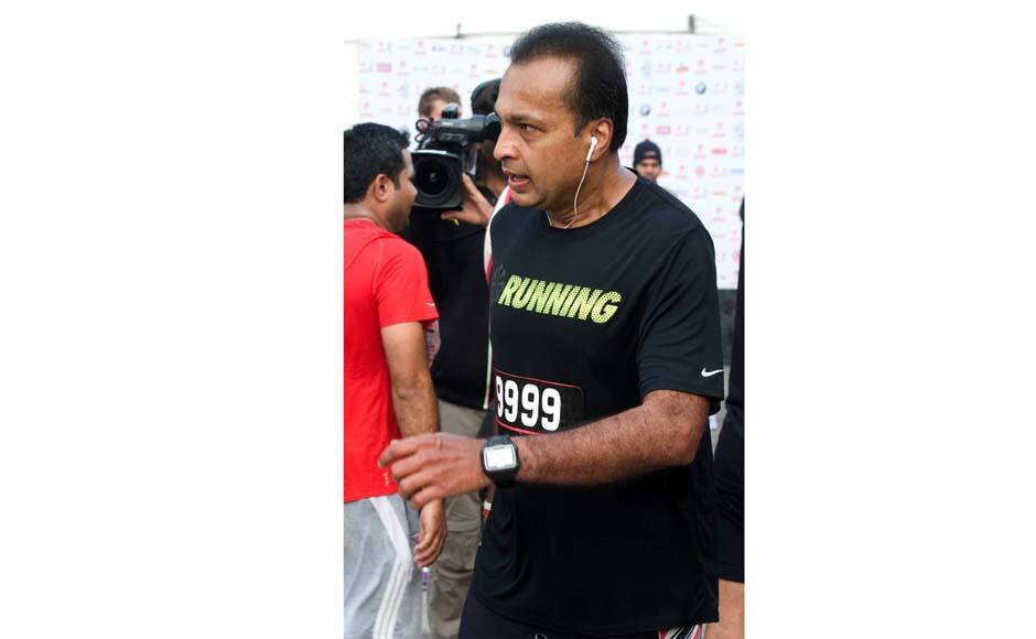 As usual the race witnessed the participation of a large number of enthusiasts and celebrities, among them Anil Ambani, N Chandrasekharan (CEO & MD, TCS), and actor Rahul Bose. Naresh Sharma