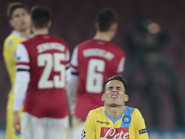 Napoli suffer agonising exit despite beating Arsenal Napoli suffer agonising exit despite beating Arsenal