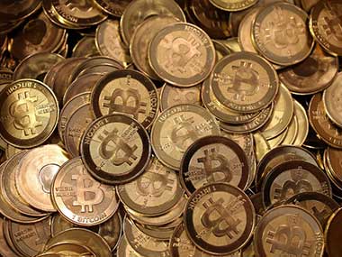 Representational image of bitcoins. AFP