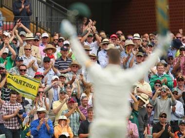 Clarke's love affair with Adelaide Oval continued as he raised his fourth ton from his last nine tests at the ground. Getty Images
