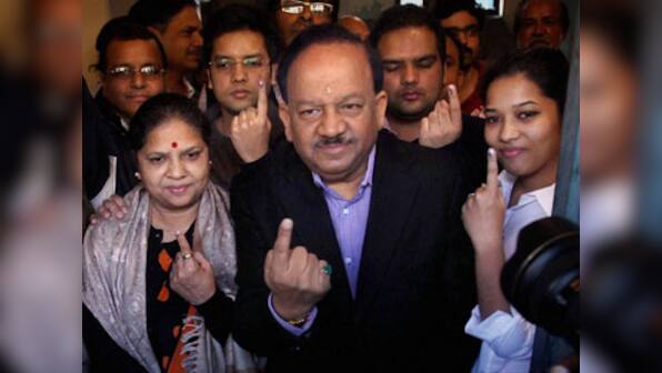 Delhi elections: BJP far ahead of Cong, AAP, says Harsh Vardhan