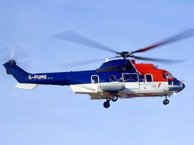 A Eurocopter AS332 Super Puma L2 chopper. AFP