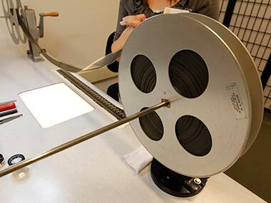 The original film negative of 