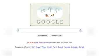 Google celebrates Christmas eve with classy doodle