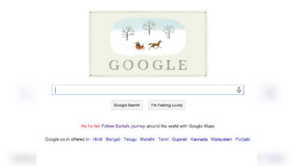 Google celebrates Christmas eve with classy doodle 