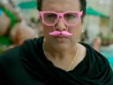 Flashing a pink moustache, Govinda's back to offend you