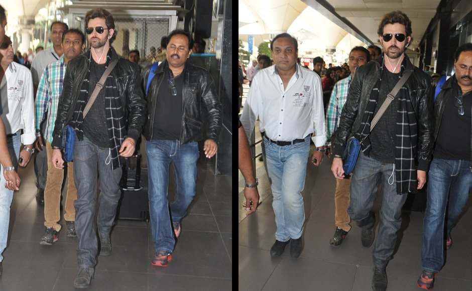 Hrithik Roshan spotted back in Mumbai after separation from Susanne Hrithik Roshan spotted back in Mumbai after separation from Susanne
