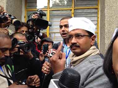 Delhi polls: Kejriwal, Ansari among first to cast votes Delhi polls: Kejriwal, Ansari among first to cast votes