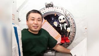 First humanoid robot in space says he wants a rocket for Christmas