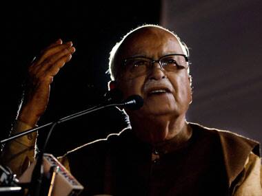 L K Advani. Reuters