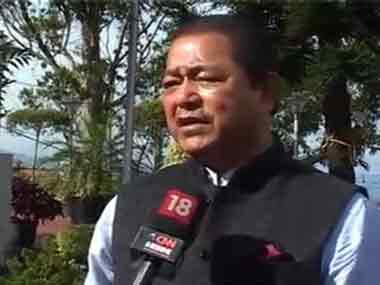 File image of Mizoram Chief Minister Lal Thanhawla. News18