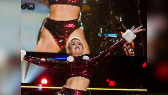 Miley Cyrus makes underwear top prop in new music video