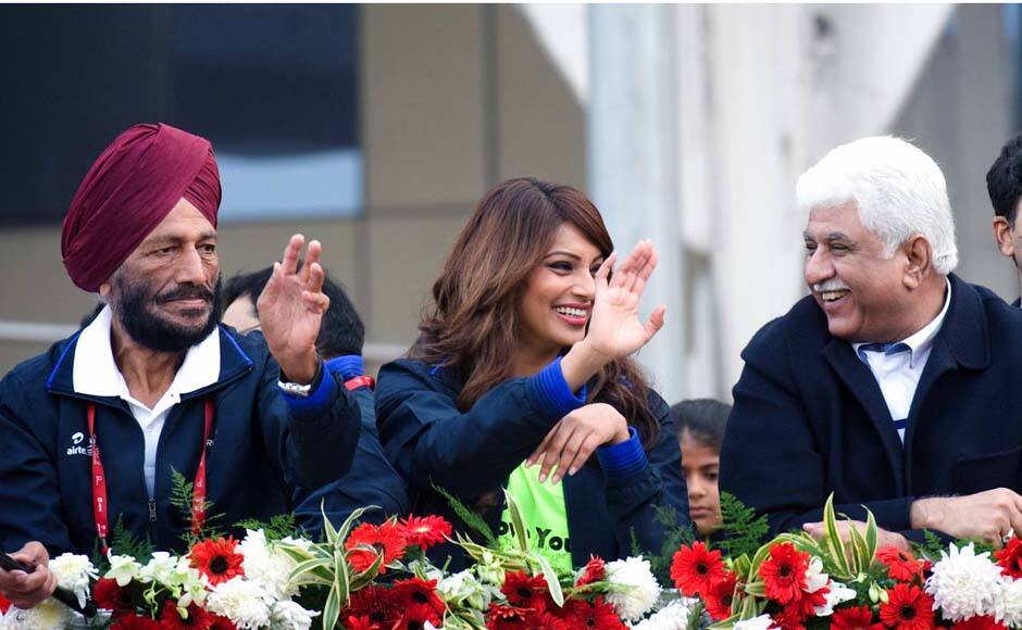 A host of dignitaries including event ambassador Donovan Bailey, besides Bipasha Basu, Gulshan Grover, Rakesh Mittal (Vice Chiarman and MD, Bharti Enterprises Ltd.), Ajay Puri (Director Market Operations, Bharti Airtel), were present to cheer on the participants. Naresh Sharma