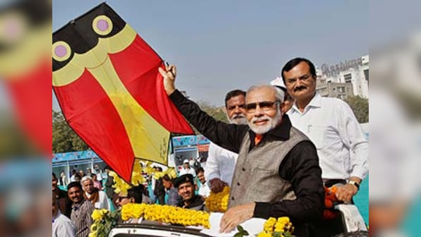 Modi flags off 'run for unity' marathon to collect iron for Patel statue