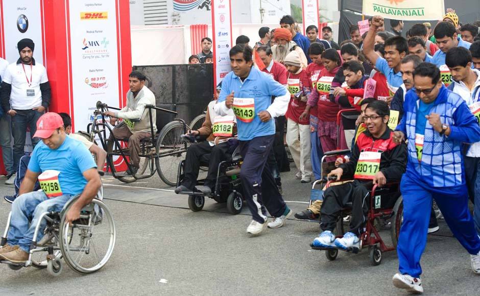 The Indian category was won by G Lakshmanan and Preeja Sreedharan among the men and women respectively. Lakshmanan, representing the Army, finished in 64.44, followed home by Kheta Ram in 64.49 and Ratti Ram Saini in 64.51. Naresh Sharma