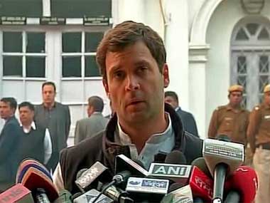Rahul Gandhi said the party would learn from its losses. Image courtesy: @ANI_news