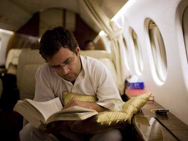 Rahul Gandhi has close shave while landing in Delhi airport Rahul Gandhi has close shave while landing in Delhi airport