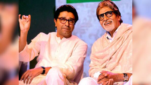 Amitabh Bacchan, Raj Thackeray share dais; end 5-year tiff