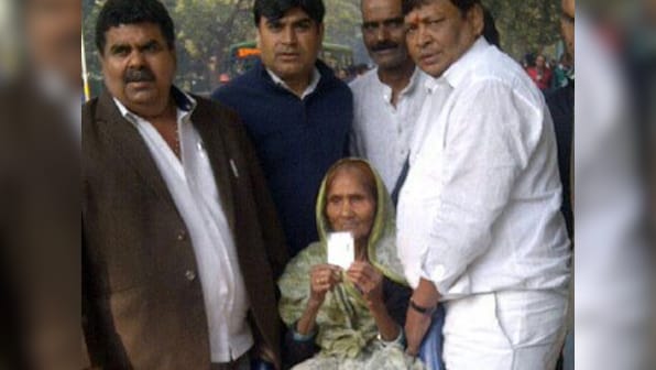 Delhi polls: 86-year-old votes despite no wheelchair to get her to booth