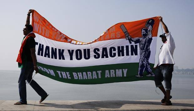 Sachin said goodbye in November 2013. Reuters