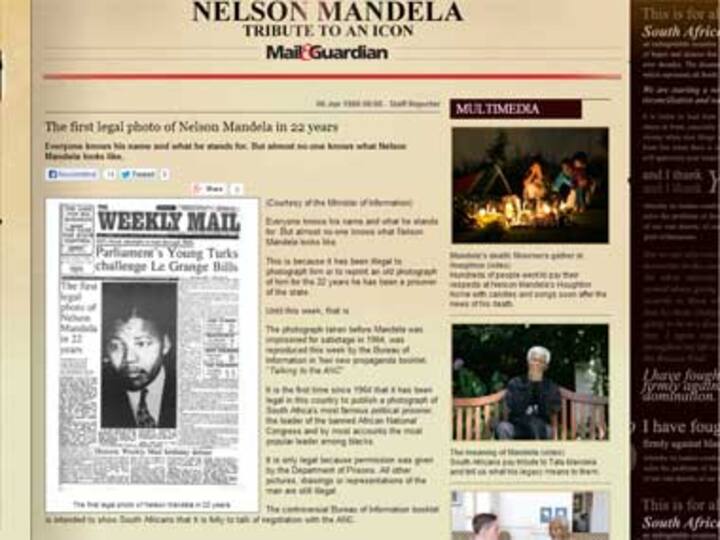 For 22 years, no SA newspaper published photos of Nelson Mandela