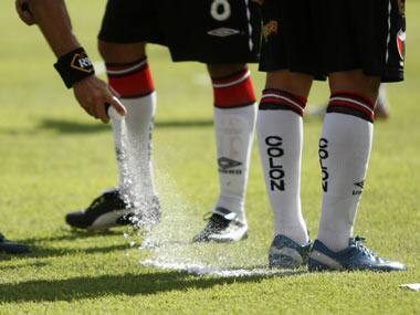 Vanishing spray to be used at WC 2014 during free kicks: Blatter ...