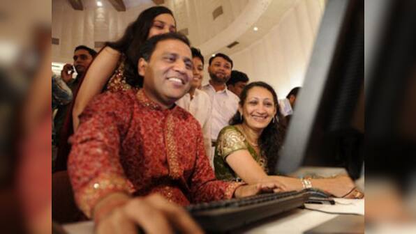 Indian shares hit record high riding on big BJP victories