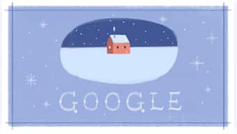 Tis the season! Google puts up third Happy Holiday doodle 