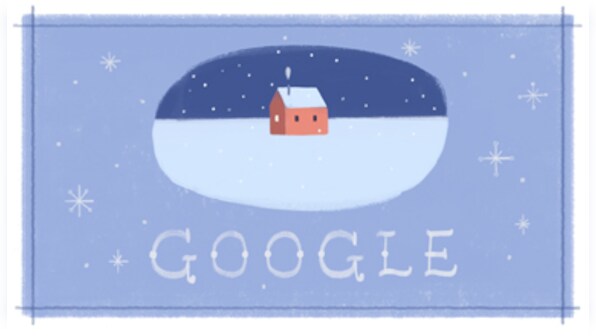 Tis the season! Google puts up third Happy Holiday doodle 