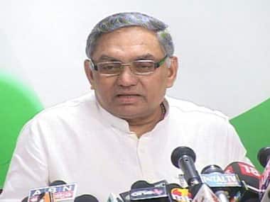 Congress general secretary Janardan Dwivedi. Image courtesy ibnlive