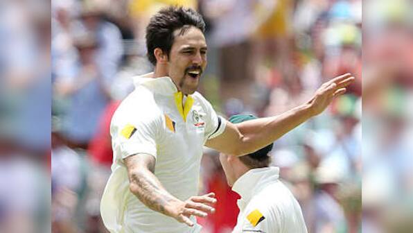 Second Ashes Test: Wrecking ball Johnson takes seven to scar England