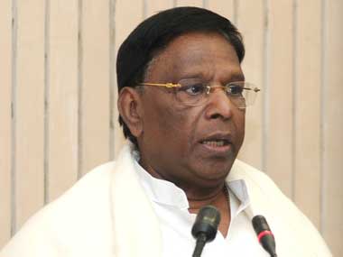 Union Minister V Narayanasamy. Image courtesy PIB