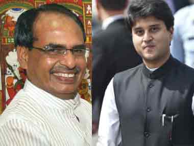 BJP's Shivraj Singh Chouhan and Congress' Jyotiraditya Scindia.