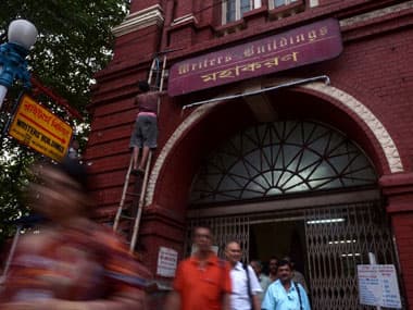 A file photo of the Writer's Building in Kolkata. AFP
