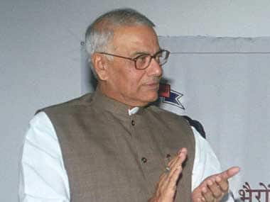 BJP leader Yashwant Sinha. Image courtesy PIB