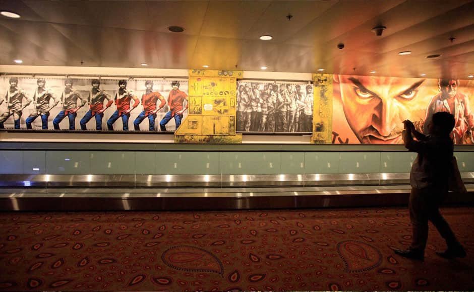 A view of Chhatrapati Shivaji International Airport's Terminal 2 that was inaugurated by Prime Minister Manmohan Singh in Mumbai on Friday. PTI