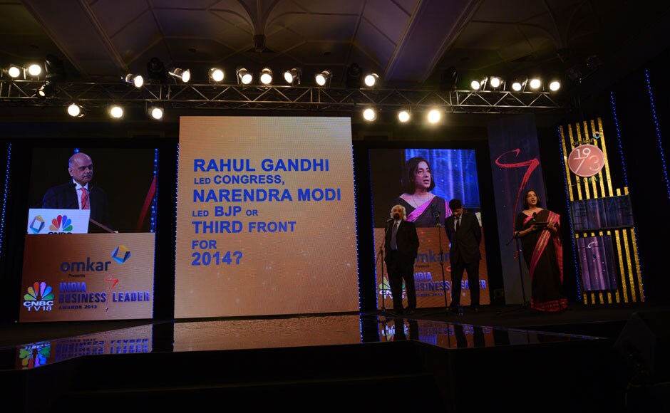 The big political debate: Rahul or Modi? The IBLA 2013 jury consisted of renowned names such as Deepak Parekh, Bimal Jalan, Arun Maira, Naina Lal Kidwai, AM Naik, KM Birla and Raghav Bahl. The big political debate: Rahul or Modi? The IBLA 2013 jury consisted of renowned names such as Deepak Parekh, Bimal Jalan, Arun Maira, Naina Lal Kidwai, AM Naik, KM Birla and Raghav Bahl.