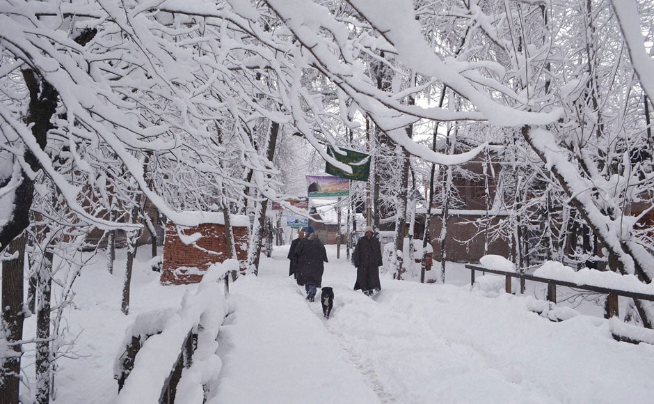 Photos Fresh snowfall in Kashmir Valley; temperature drops further