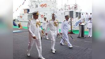  Coast Guard chief commissions new vessel Abhinav