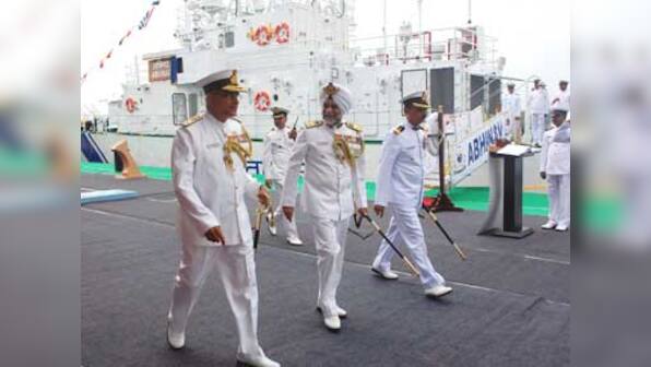  Coast Guard chief commissions new vessel Abhinav