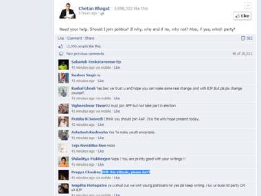 Comments on the Facebook post. 