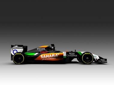 Force India's car for 2014. Force India