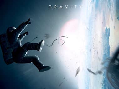 A poster of the film, Gravity. 