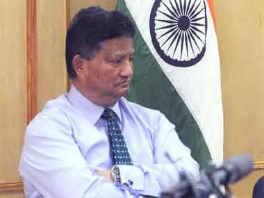Election Commissioner HS Brahma. Image courtesy PIB