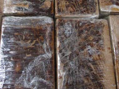 Bricks of Heroin are seen in this file photo. AFP 
